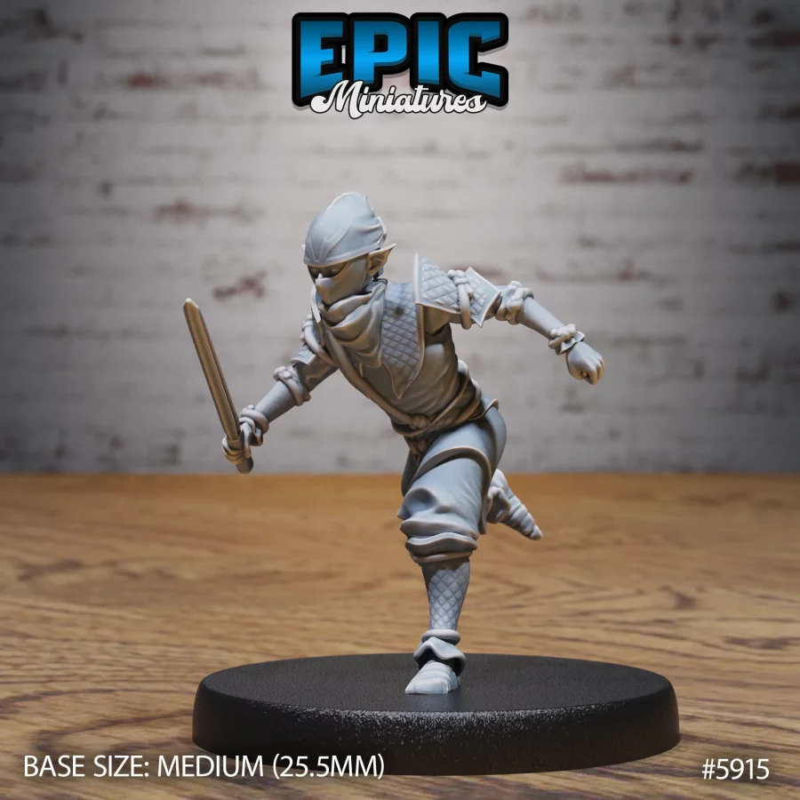 Halfling Ninja Run (Medium)