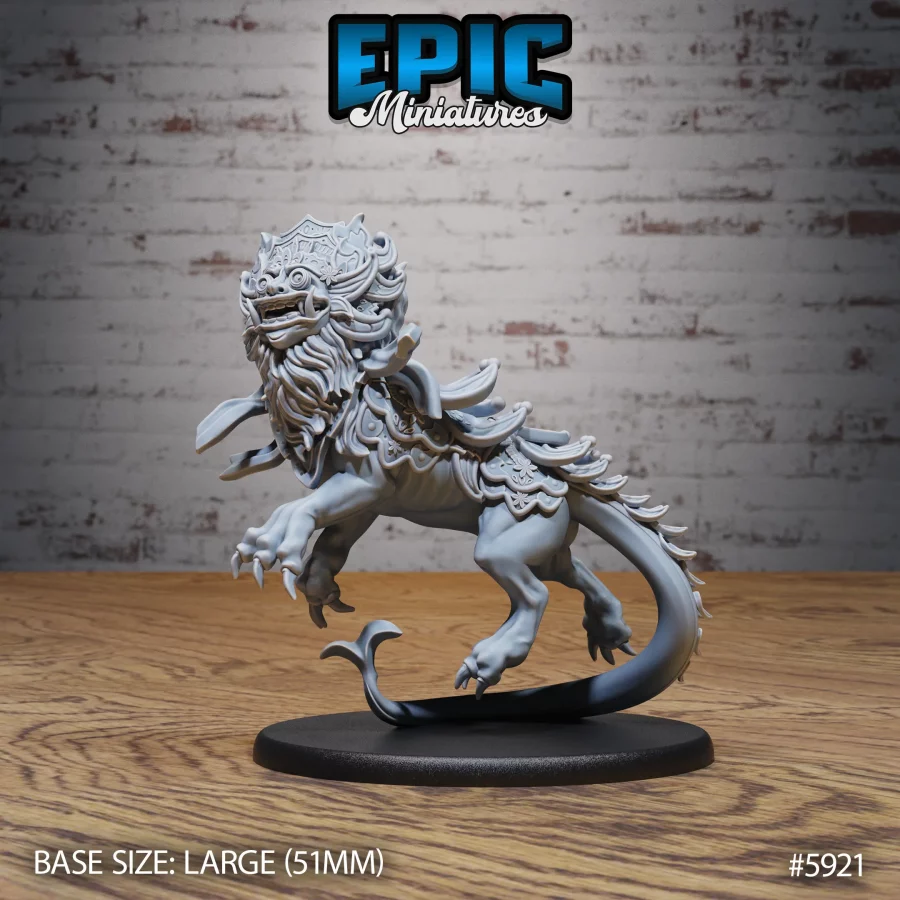 Guardian Lion Flying (Large)