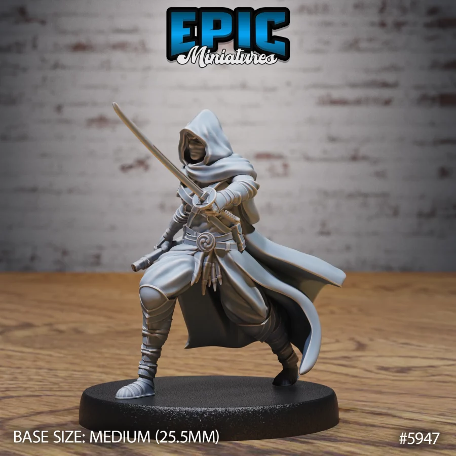 Hooded Ninja Attack (Medium)