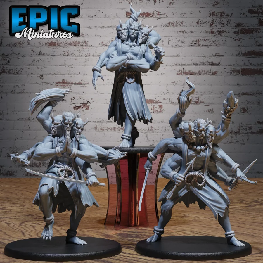 Three Heads Oni Set