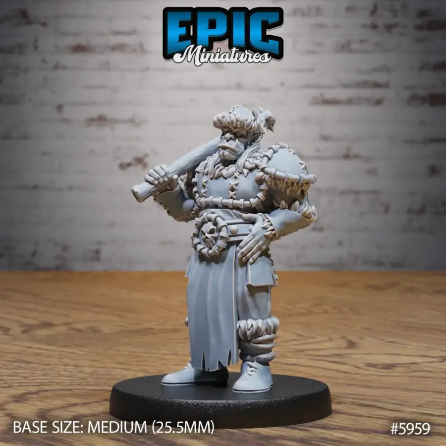 Snow Orc Axe / Snow Orc Club / Snow Orc Spear Set - Image 4