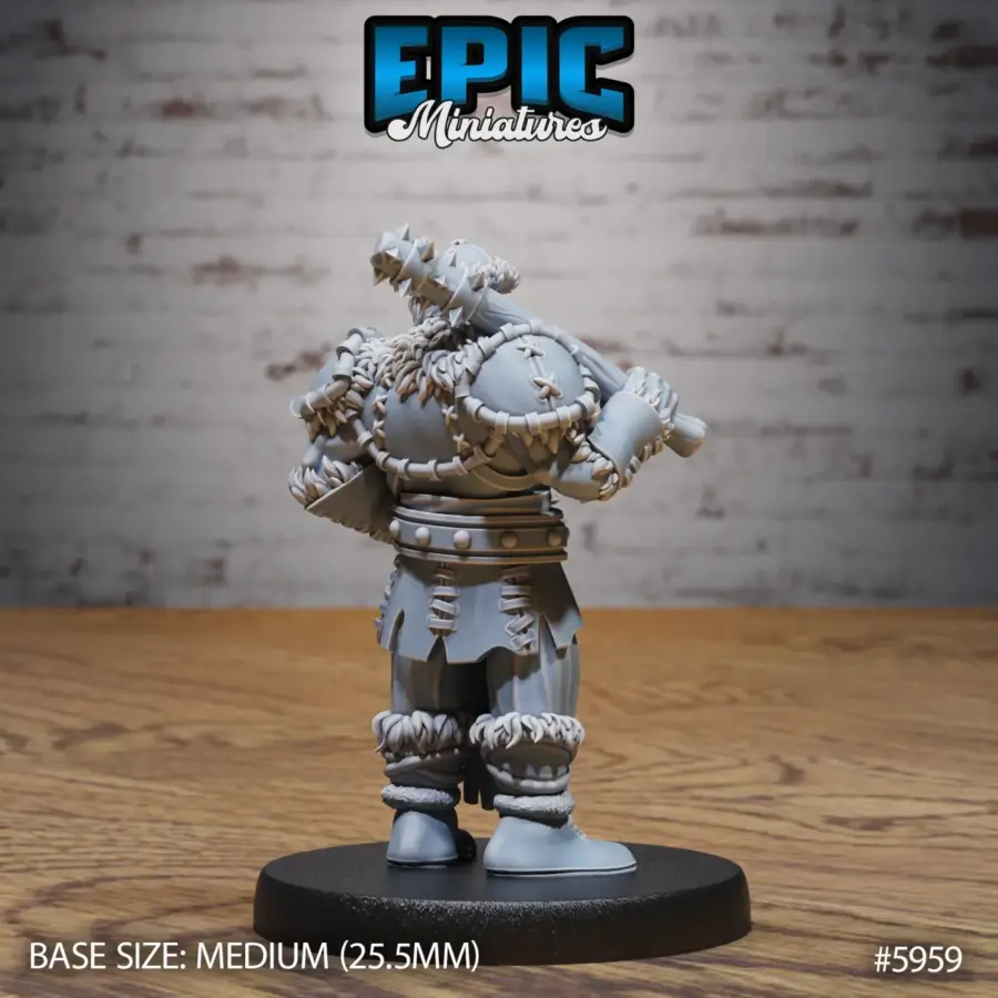 Snow Orc Axe / Snow Orc Club / Snow Orc Spear Set - Image 5