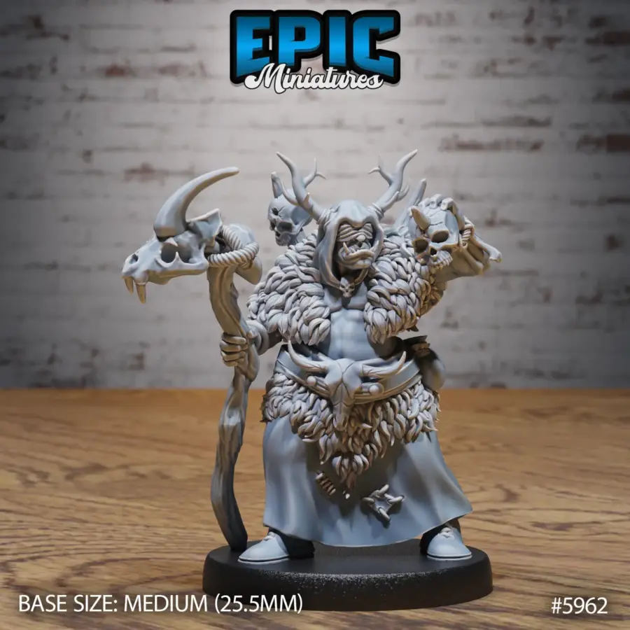 Snow Orc Shaman (Medium)