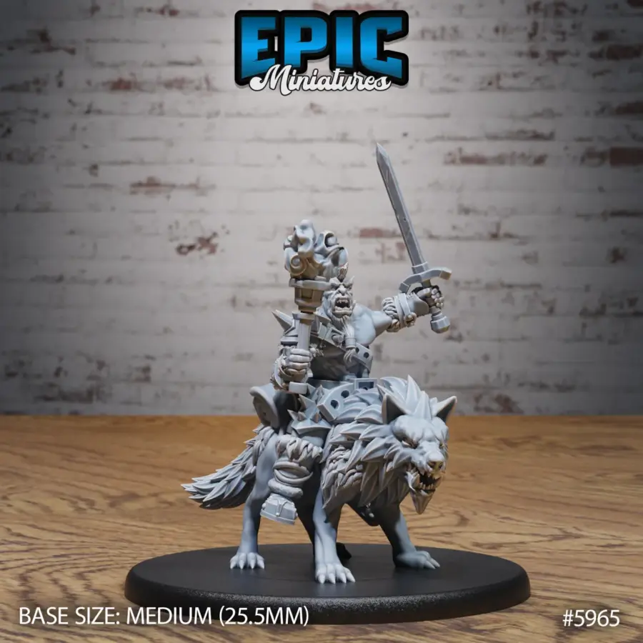 Snow Orc Archer / Snow Orc Warg Rider Set - Image 4