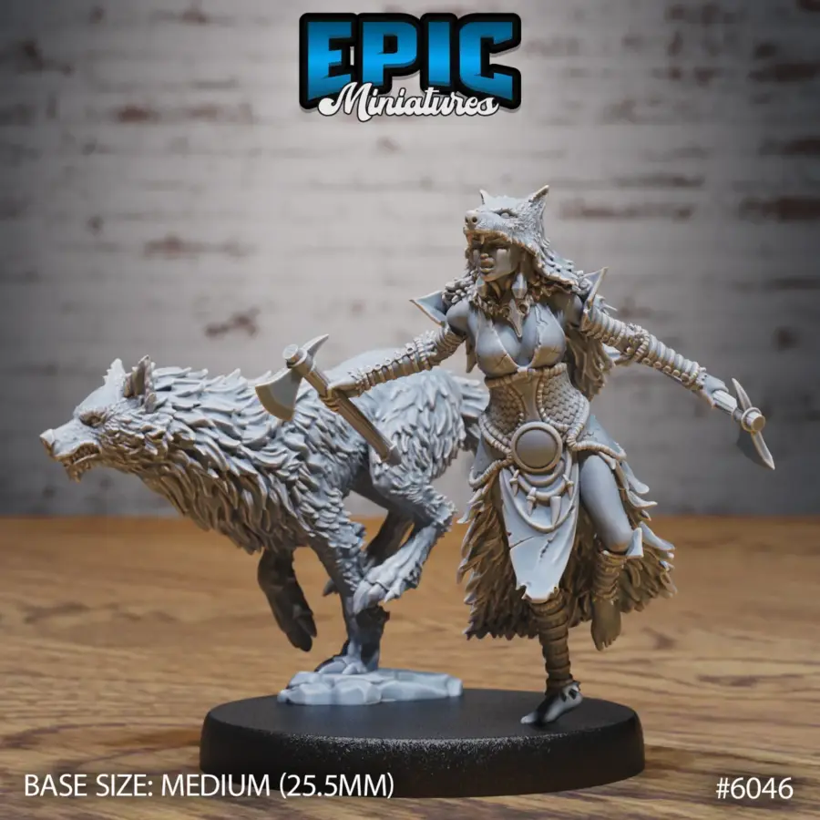 Wolf Spirit Huntress Attack (Medium)