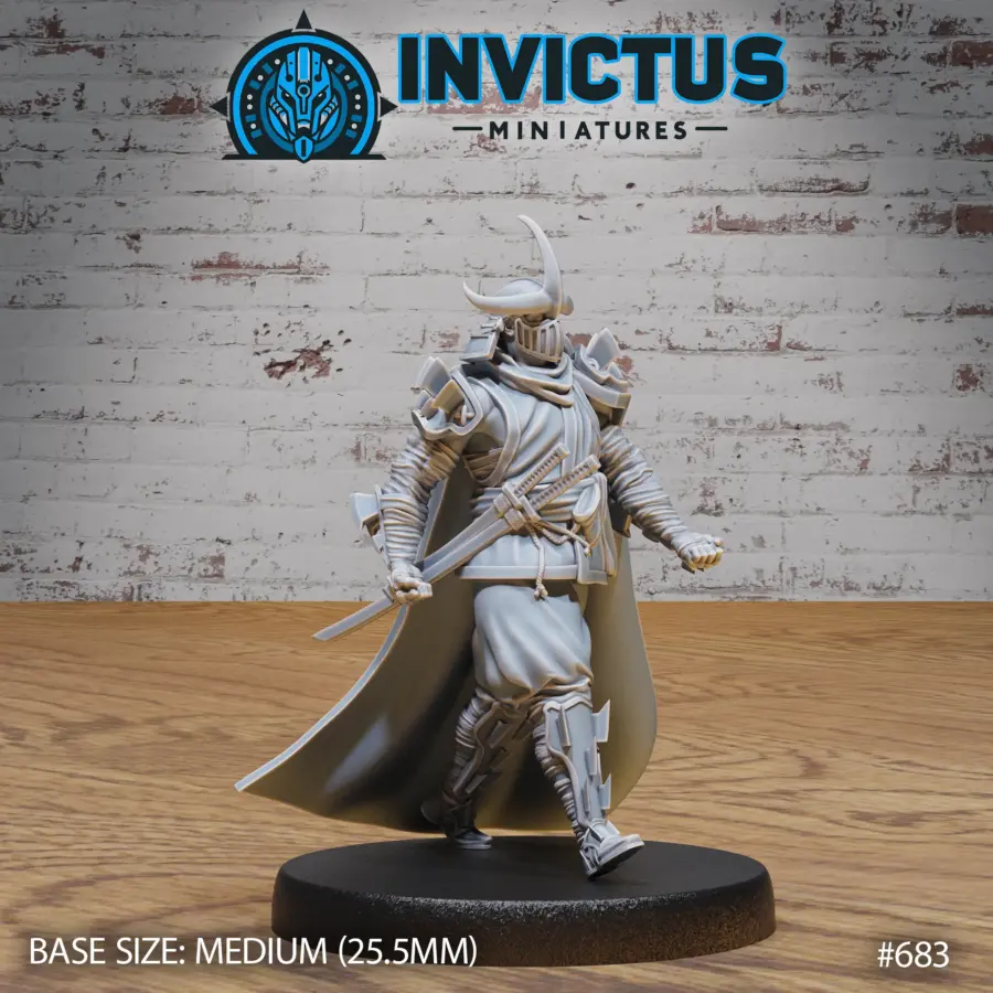 Samurai Leader Walking (Medium)