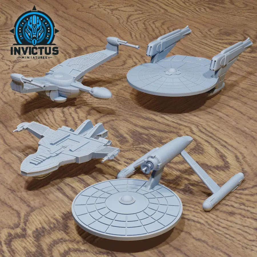 Confederation Star Ships (Tactical) - 4 Variations
