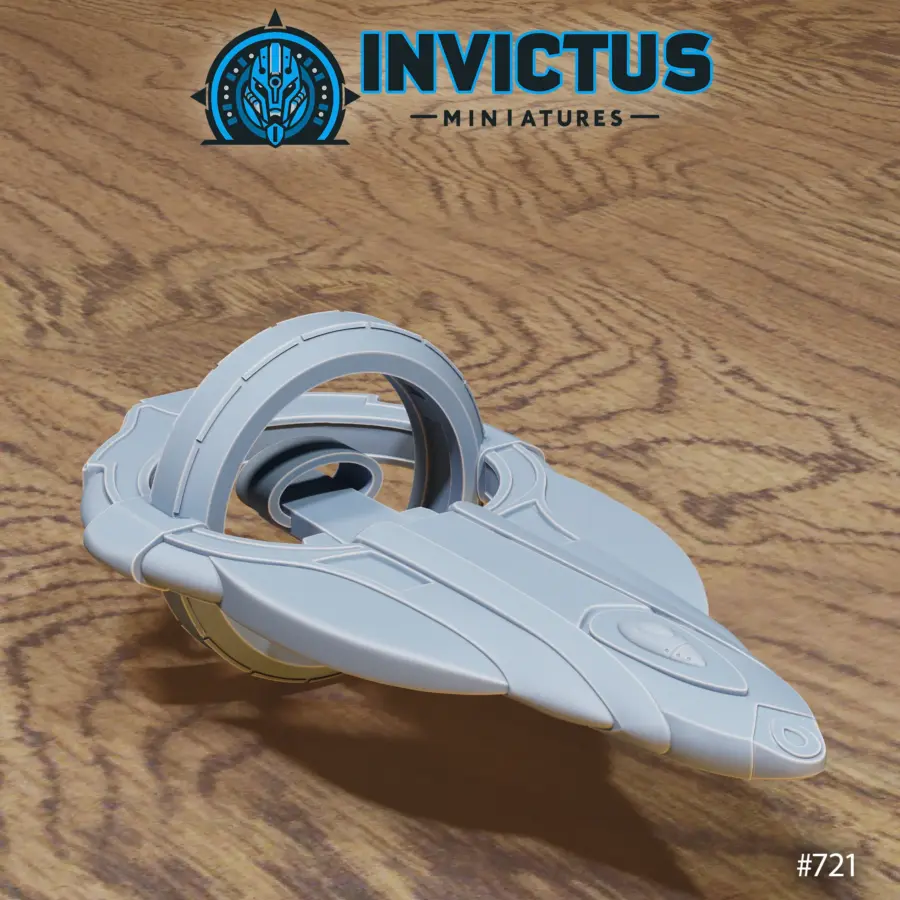 Alien Star Ships (Tactical) - 4 Variations - Image 6