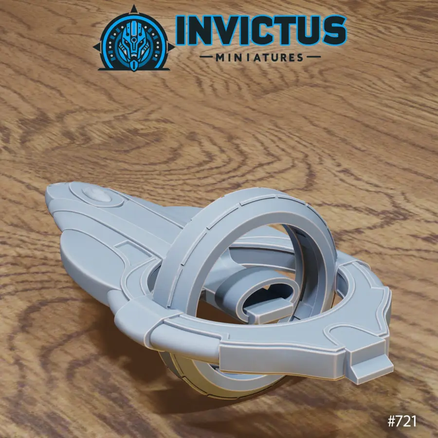 Alien Star Ships (Tactical) - 4 Variations - Image 7