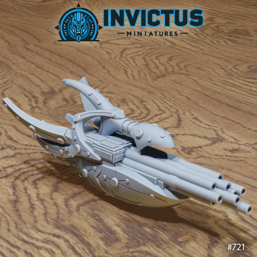 Alien Star Ships (Tactical) - 4 Variations - Image 8