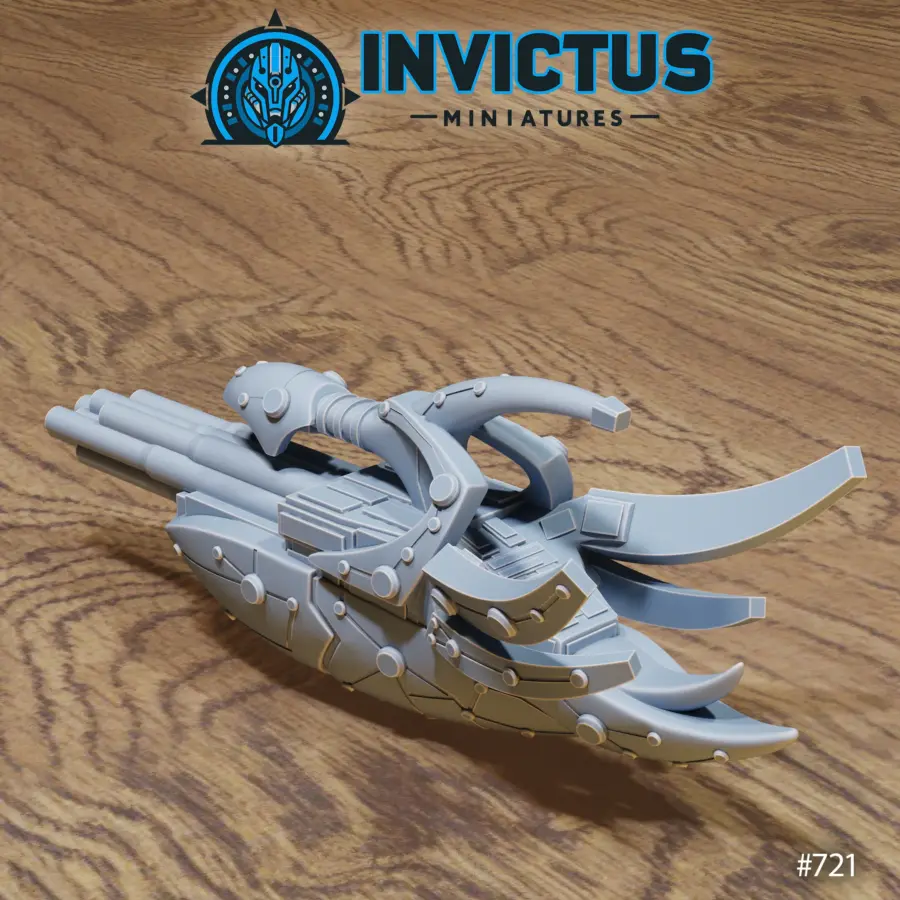 Alien Star Ships (Tactical) - 4 Variations - Image 9