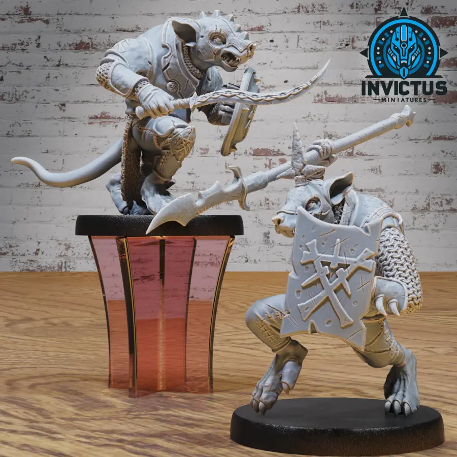 Dark Rats Clan Spearman / Dark Rats Clan Swordsman Set