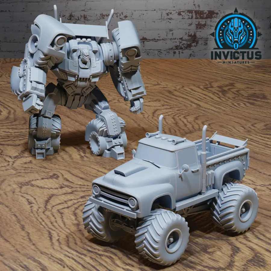 Truck Robot / Truck Robot Transformed Set