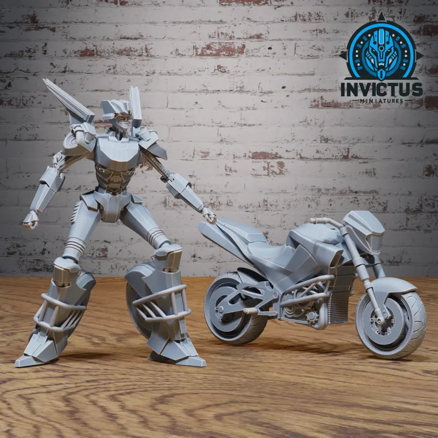 Bike Robot / Bike Robot Transformed Set