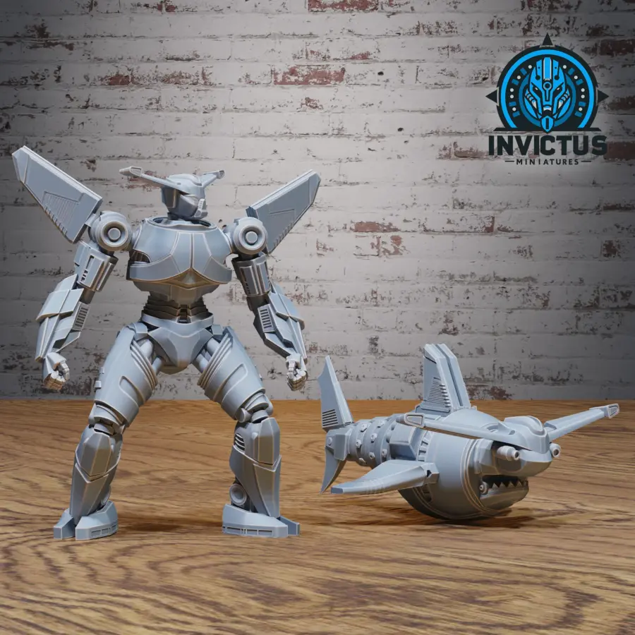 Shark Robot / Shark Robot Transformed Set