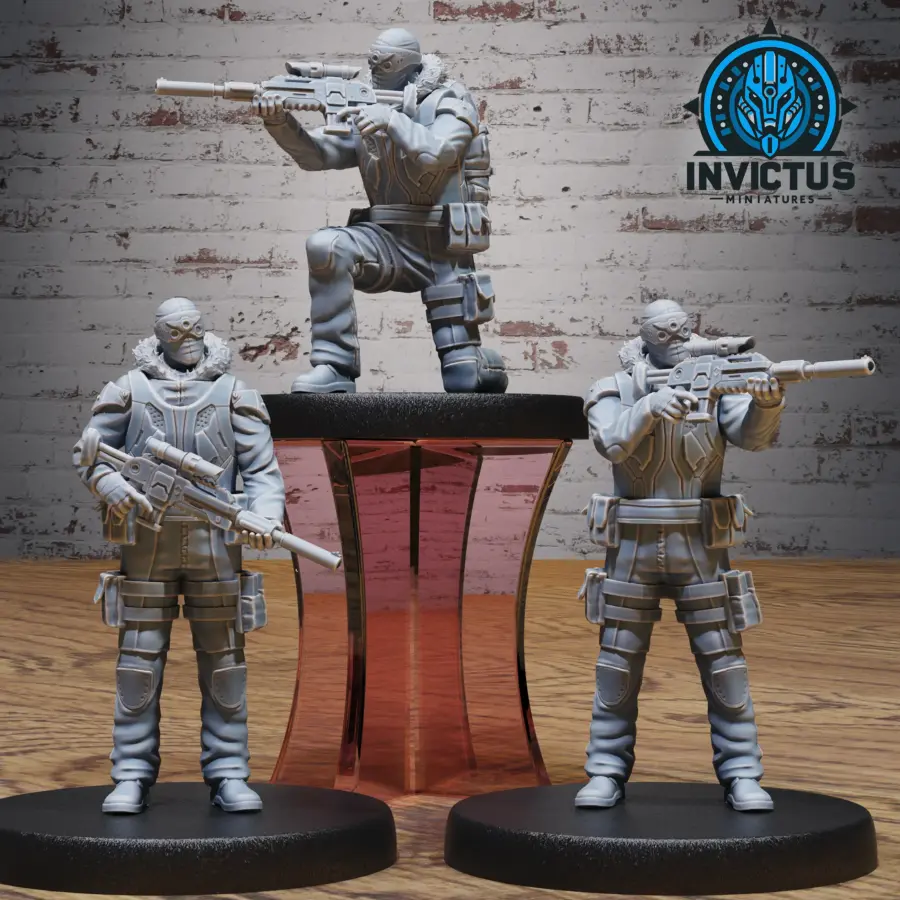 Crimson Squad Traveler - 3 Versions (Medium)